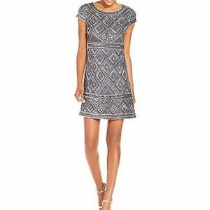 CLOSEOUT! Adrianna Papell Diamond Patterned Evening Dress